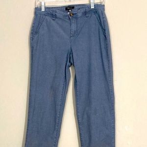 *Reitmans blue cotton stretch pants 6P